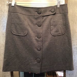 LOFT Button up skirt